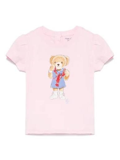 Blusa Kids Urso Vestido Rosa