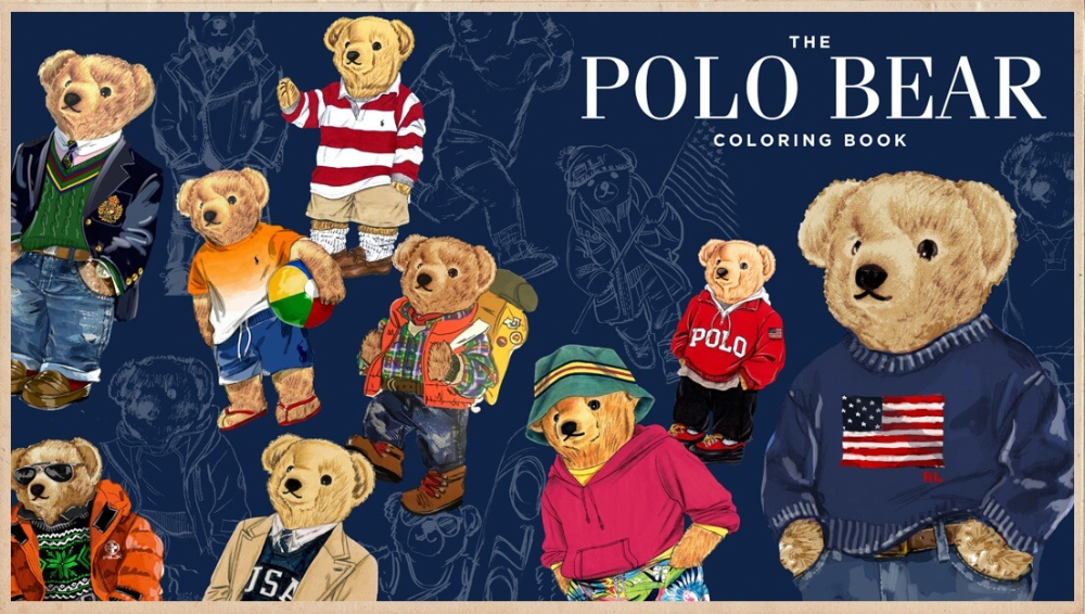 Personagens Polo Bear em diferentes estilos